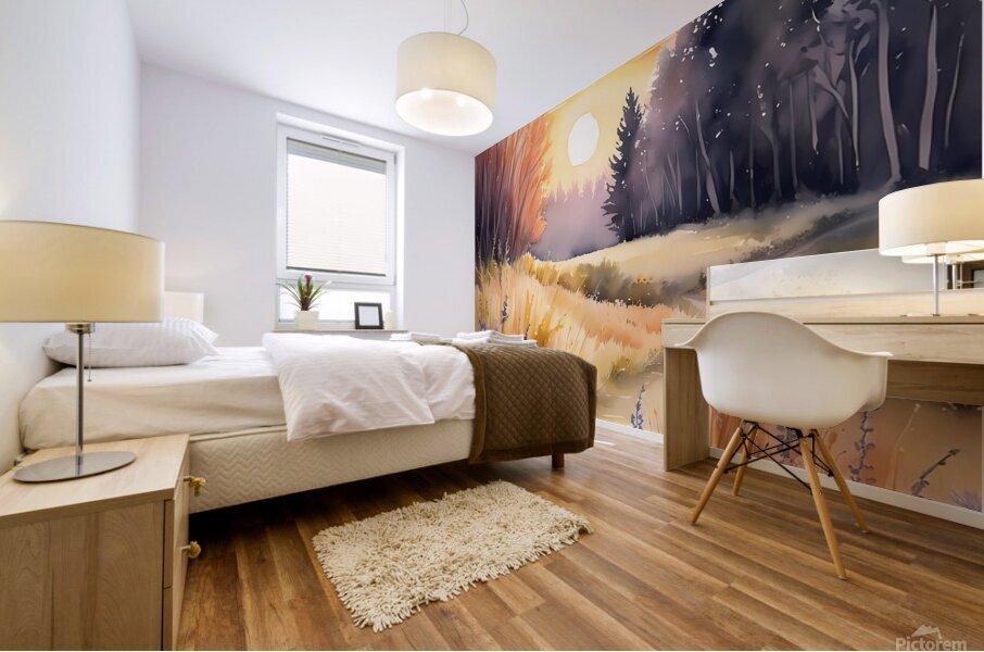 Golden Hour Mural print