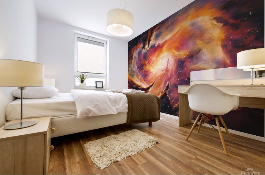Nebulas Heart Mural print