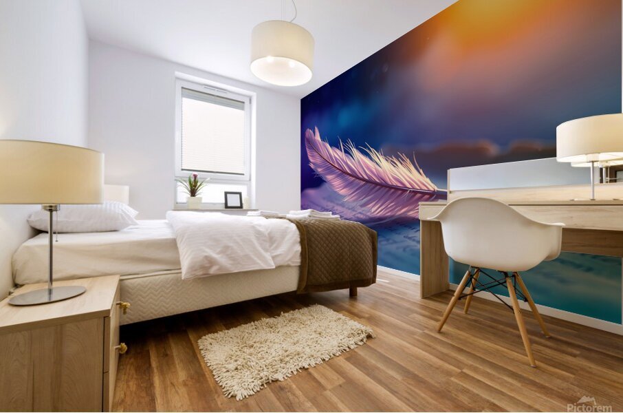 Ethereal Quill Mural print