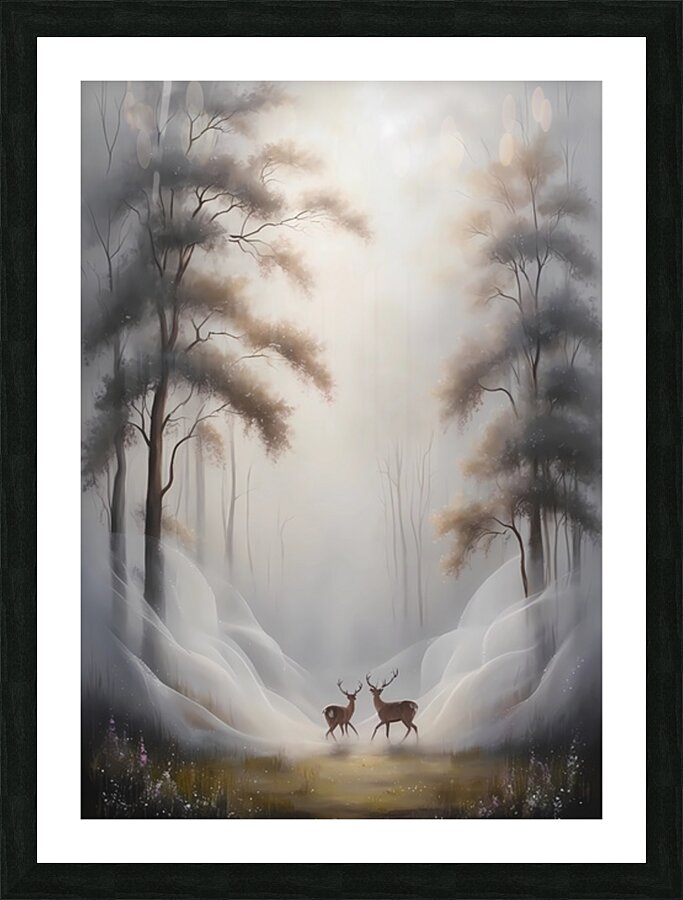 Dancing in the Mist Picture Frame print