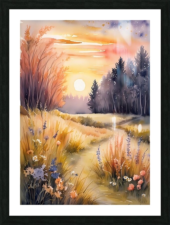 Golden Hour Picture Frame print