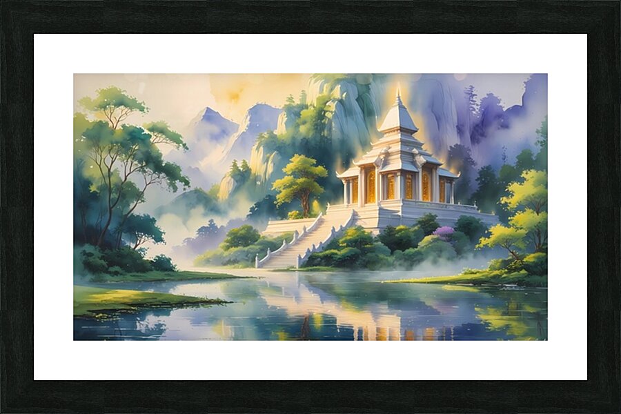 The Temples Serenity Picture Frame print