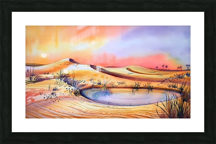Desert Mirage Picture Frame print