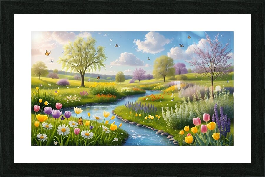  blooming meadow Picture Frame print