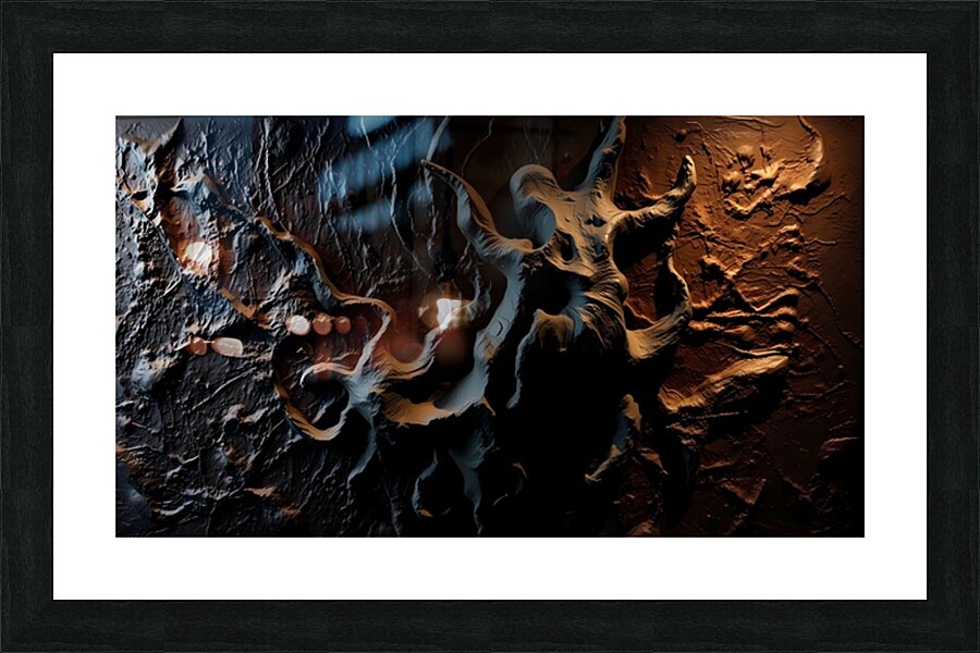 Beyond the Surface Picture Frame print