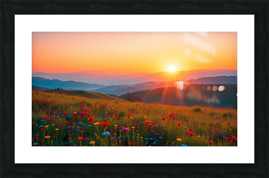 Sunset Serenade Picture Frame print