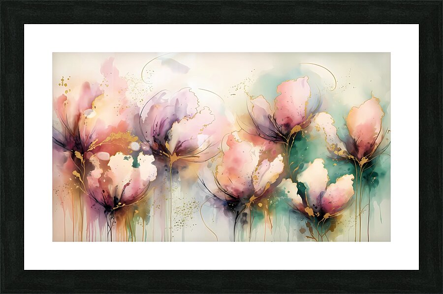 Ethereal Bloom Picture Frame print