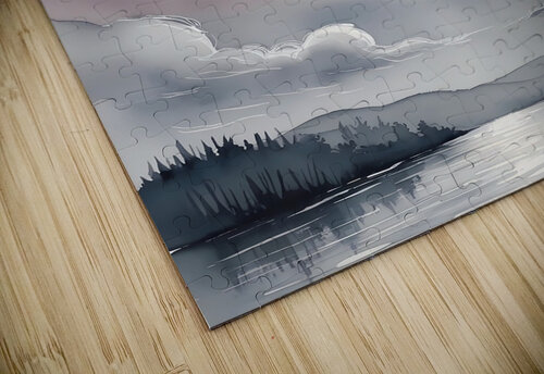 Eclipsed in Soft Hues Noureddine Bedri puzzle