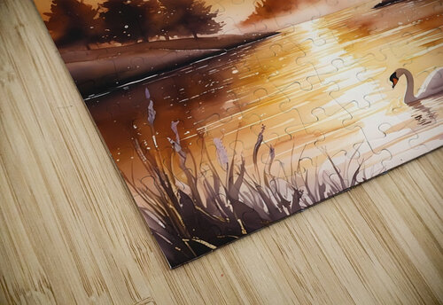 Golden Tranquility Noureddine Bedri puzzle