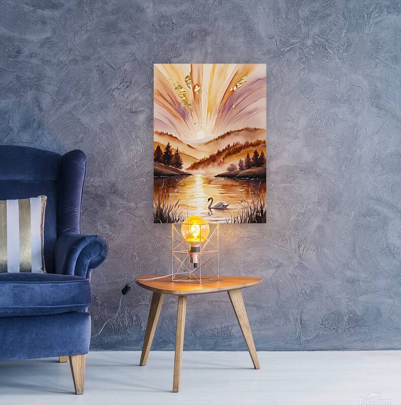 Golden Tranquility Reproduction