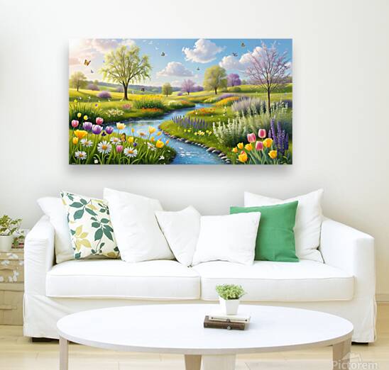  blooming meadow Reproduction