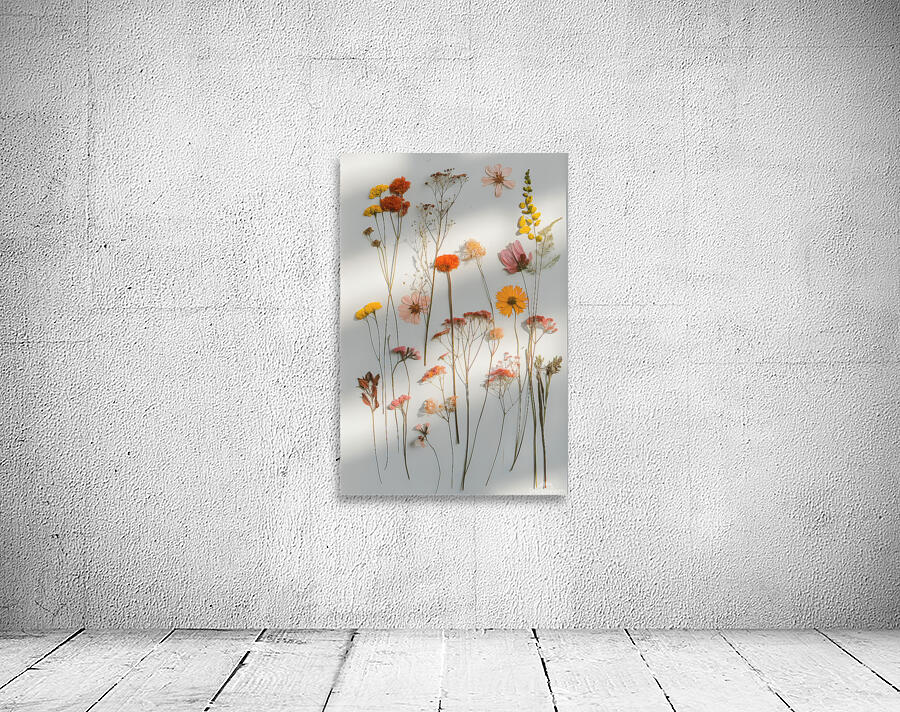 Pressed Blooms Wall Preview