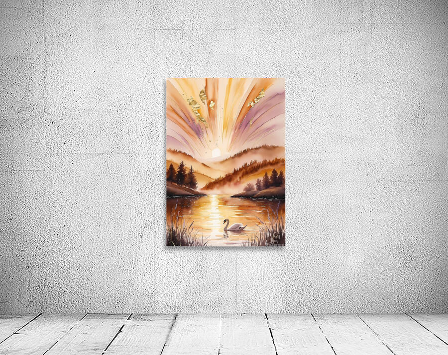 Golden Tranquility Wall Preview