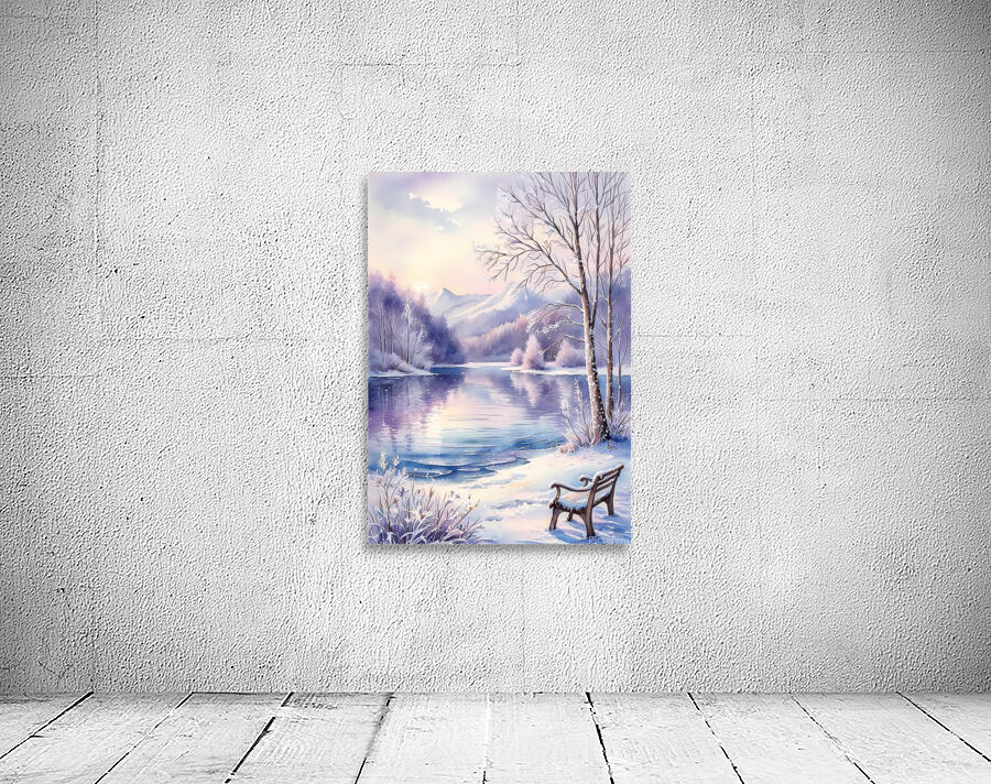 Frozen Elegance Wall Preview