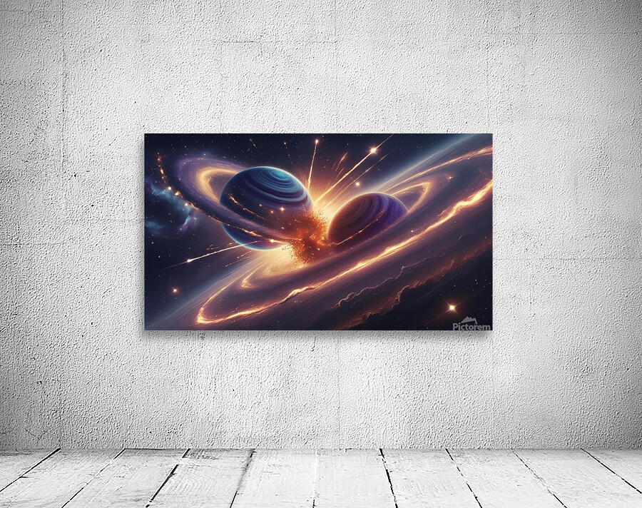 Celestial Collision Wall Preview
