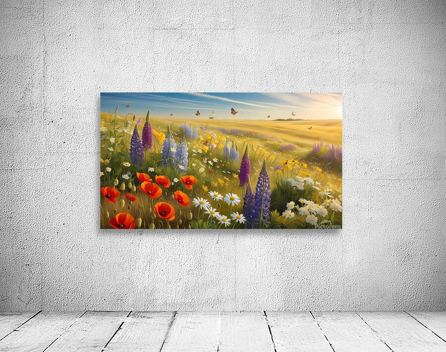 Wildflower Symphony Wall Preview