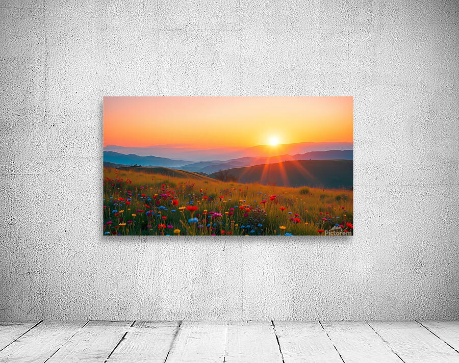 Sunset Serenade Wall Preview