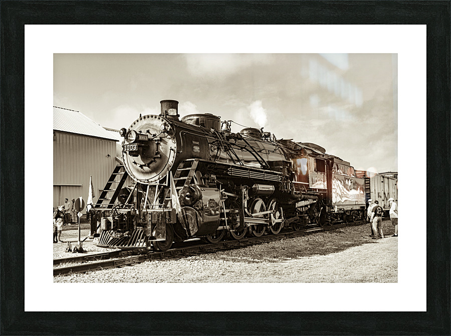 Old 1003 Sepia Picture Frame print