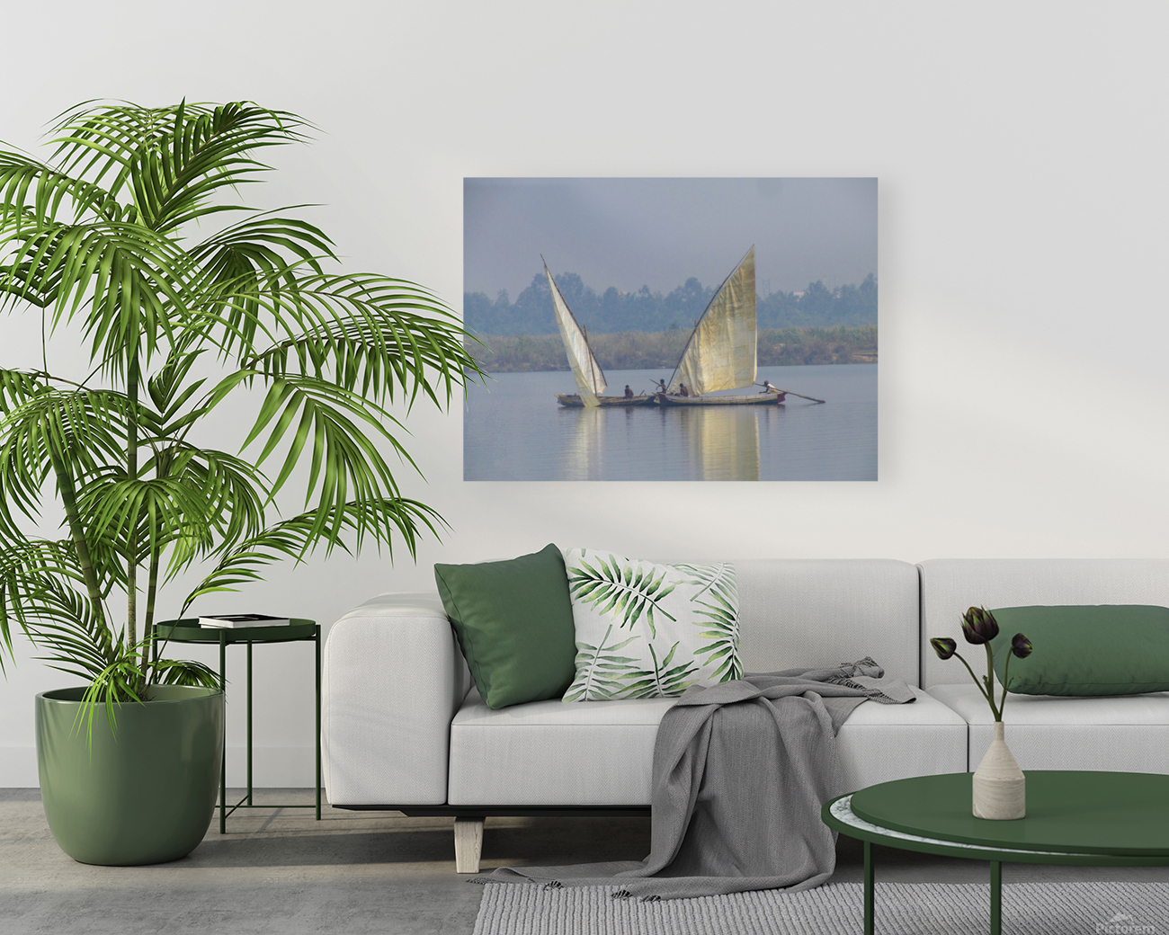 Sails on the Ganges Reproduction