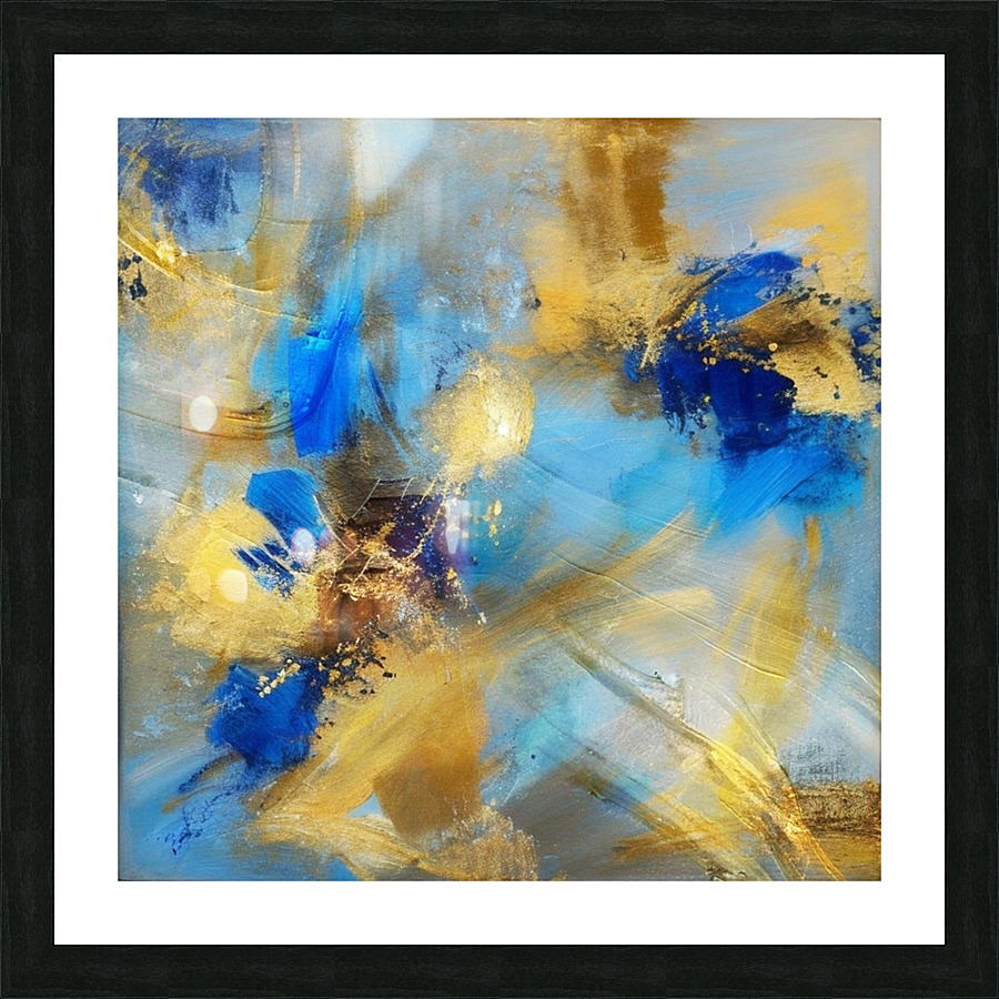 Jazzy Blues2 Picture Frame print