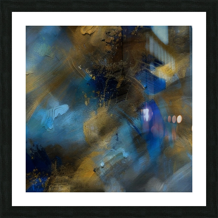 Jazzy Blues Picture Frame print