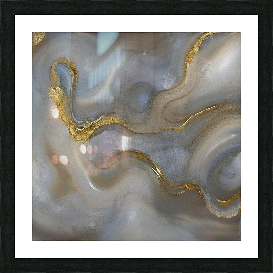 Whisper Abstract 2 Picture Frame print