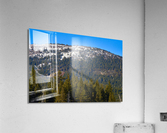 Snow Capped Mountain at Lake Tahoe CA 7R300695.jp Acrylic Print