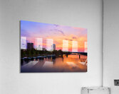 Augusta GA and the Savannah River at Sunset SA104 1708697021.1381 Acrylic Print