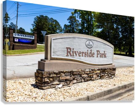 Riverside Park   Evans GA 6399 Canvas Print