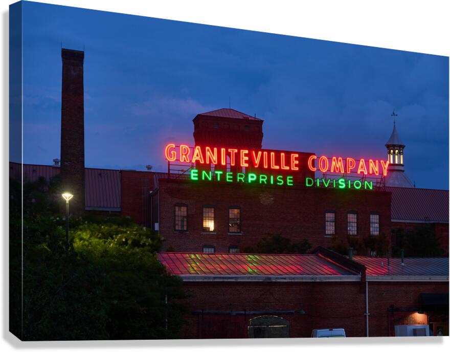 Enterprise Mill   Graniteville Company   Augusta Canvas Print