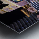 Las Vegas Blvd at Night   Las Vegas NV DSC06956.j Metal print