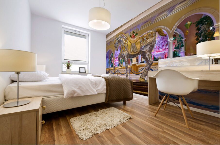 Lobby at Bellagio Casino   Las Vegas NV DSC08298. Mural print