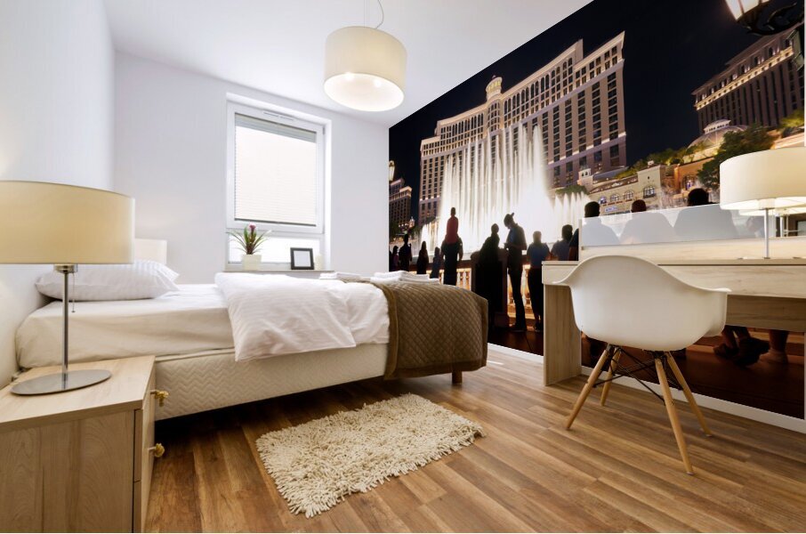 The Bellagio Fountains   Las Vegas NV DSC04656.jp Mural print