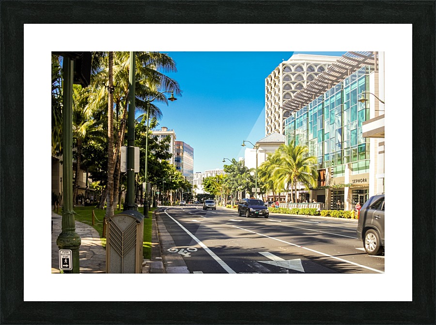 Waikiki   Oahu Hawaii 08358 Picture Frame print