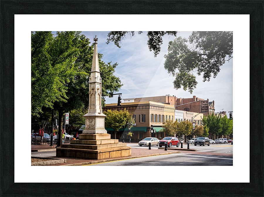 Confederate Monument Downtown Athens GA 9614 Picture Frame print