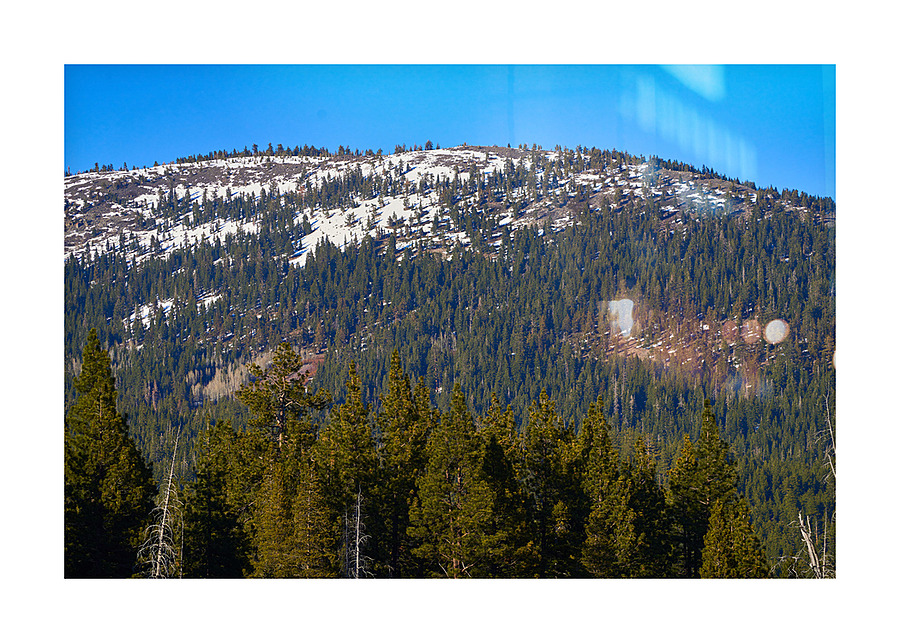 Snow Capped Mountain at Lake Tahoe CA 7R300695.jp Picture Frame print