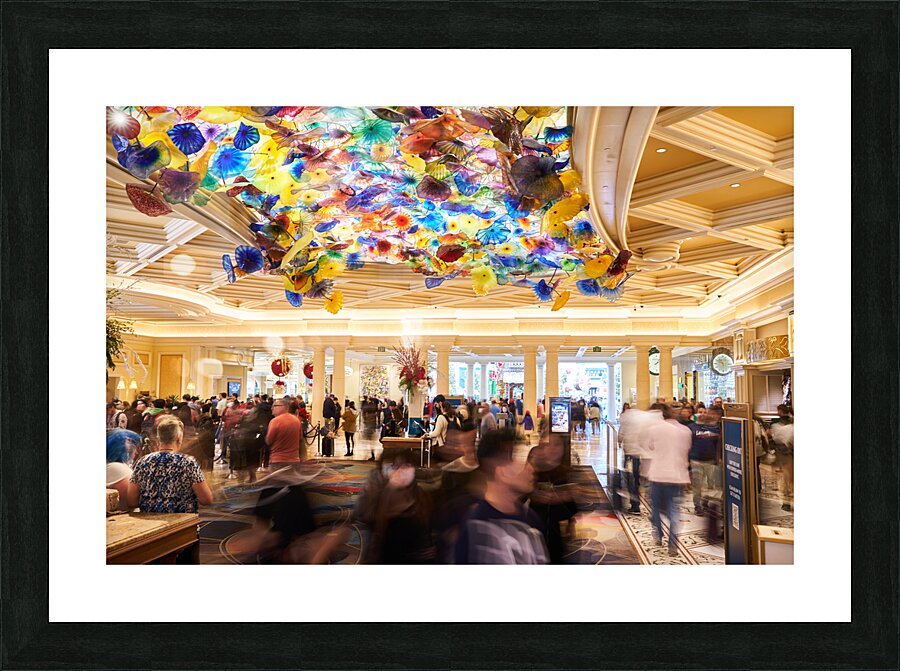 Bellagio Casino Lobby   Las Vegas NV DSC03442 Picture Frame print