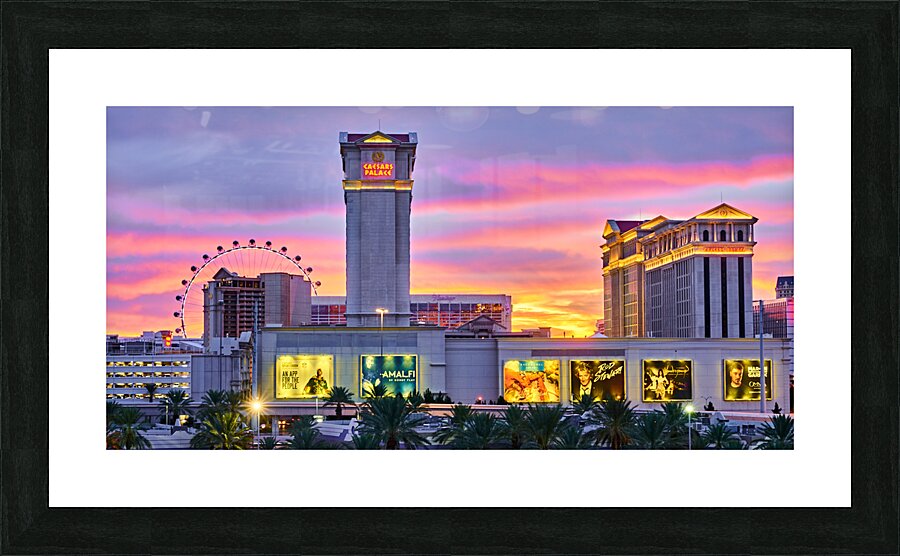 Caesars Palace Sunrise   Las Vegas NV A9201156.jp Picture Frame print