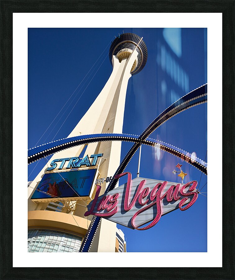 City of Las Vegas Sign at the Strat DSC07385 Picture Frame print