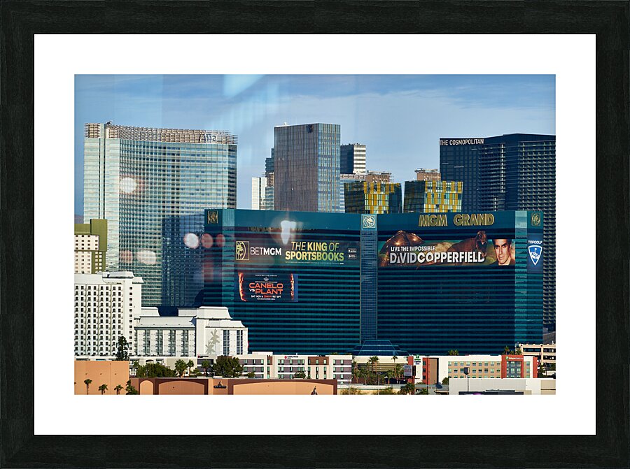 Las Vegas Skyline 7R308211 Picture Frame print