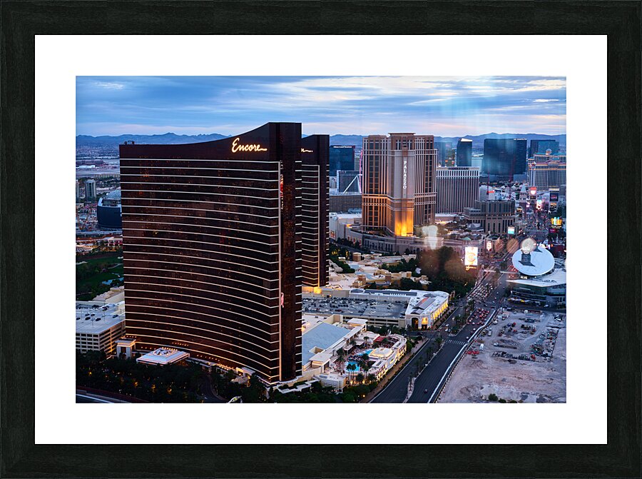 Las Vegas Skyline A9200622 Picture Frame print