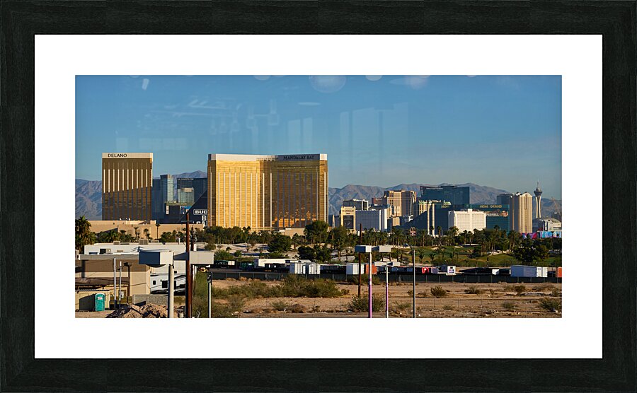 Las Vegas Skyline A9201506 Picture Frame print