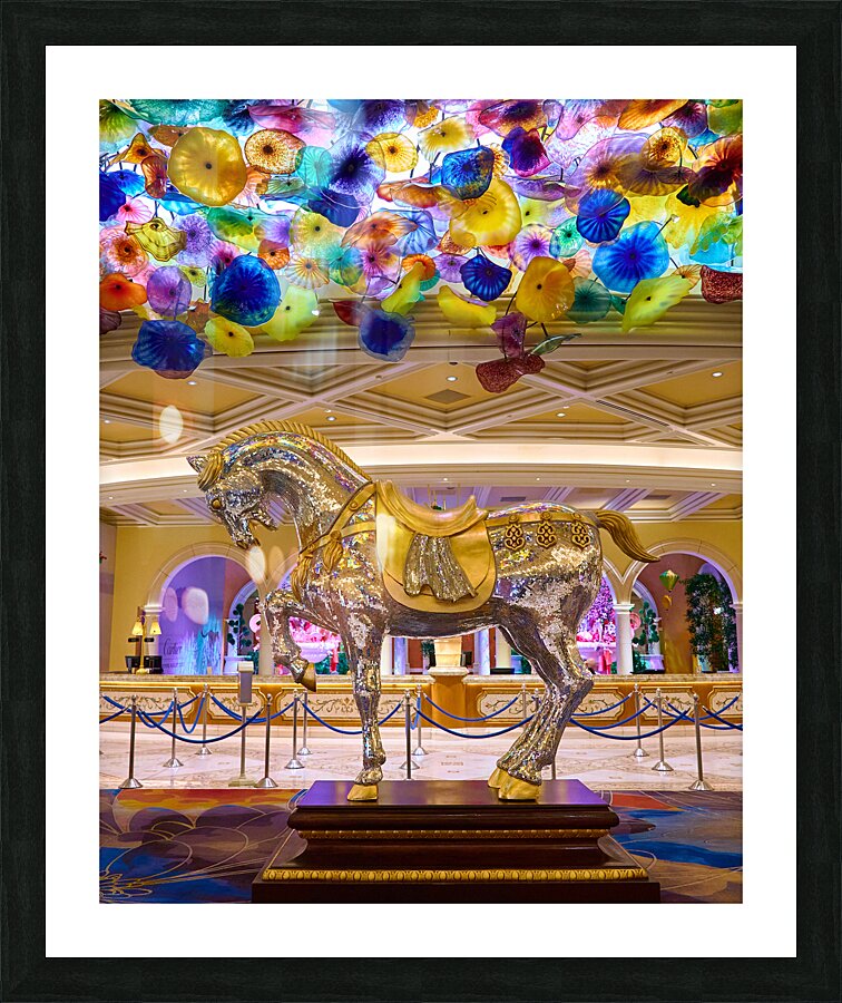 Lobby at Bellagio Casino   Las Vegas NV DSC08308. Picture Frame print