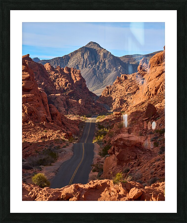 Mouse Tank Road at Valley of Fire State Park NV S 1708348695.6231 Picture Frame print