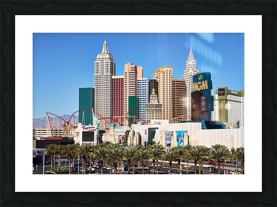 New York New York Casino   Las Vegas NV DSC06776. Picture Frame print