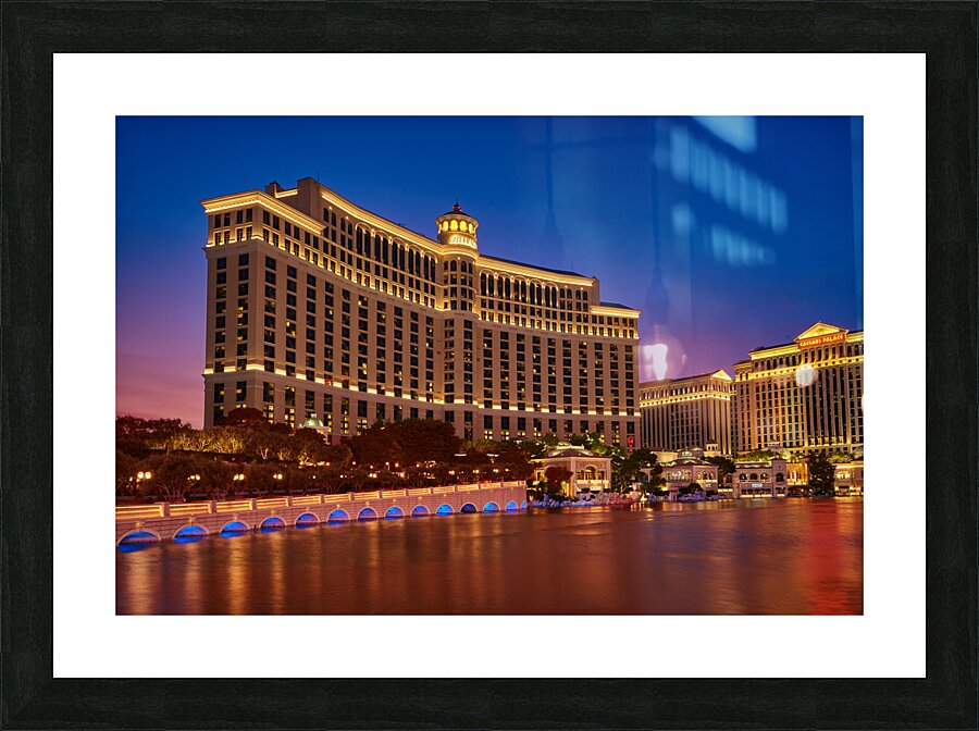 The Bellagio   Las Vegas NV 7R309937 Picture Frame print