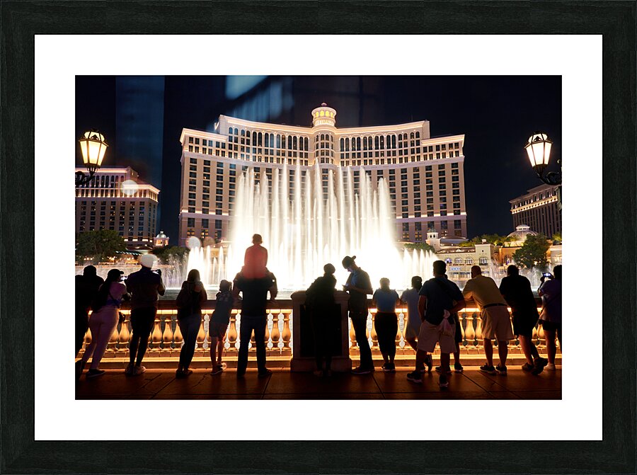 The Bellagio Fountains   Las Vegas NV DSC04656.jp Picture Frame print