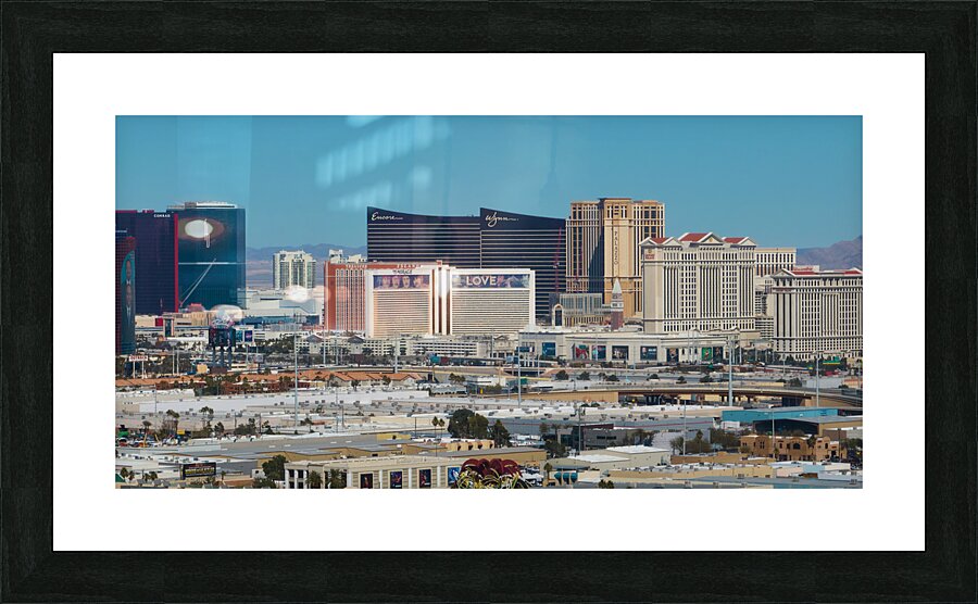 The Las Vegas NV Strip   Aerial View DJI 0870 Picture Frame print