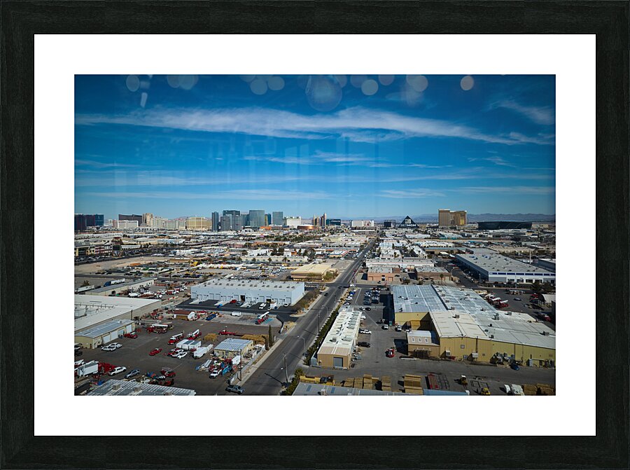 The Las Vegas NV Strip   Aerial View DJI 0913 Picture Frame print