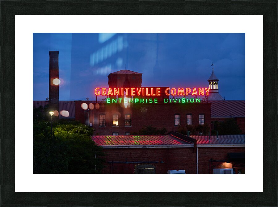 Enterprise Mill   Graniteville Company   Augusta Picture Frame print